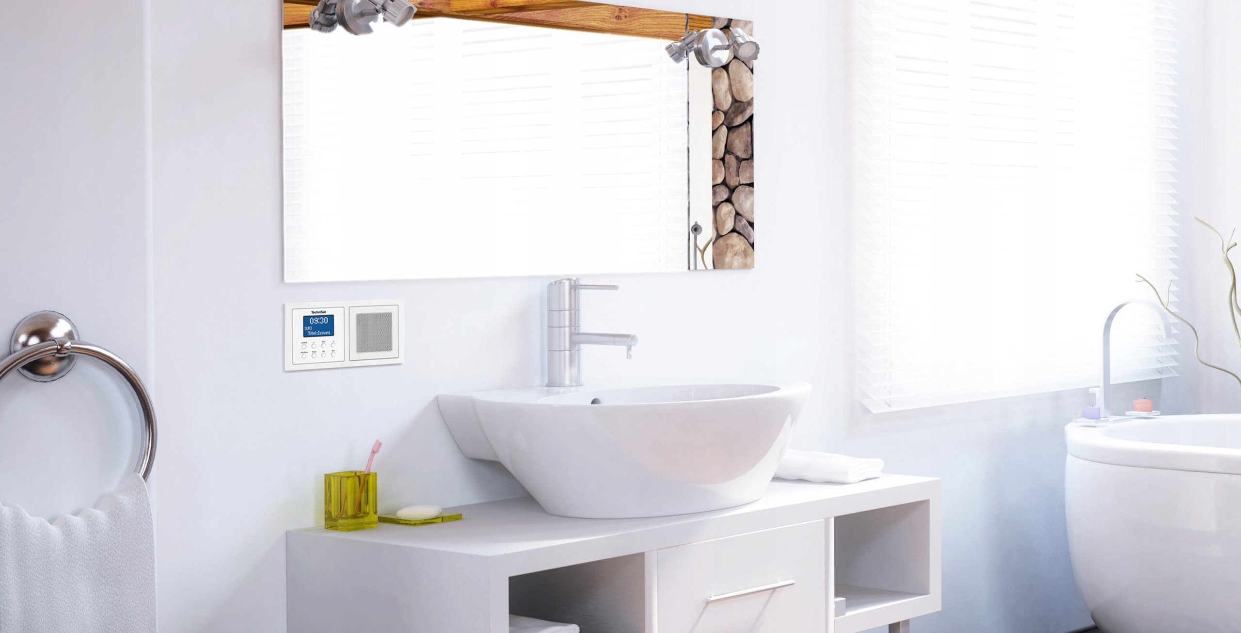 Radio do zabudowy DIGITRADIO UP1,Dab+,BT TechniSat Szerokość produktu 15.2 cm