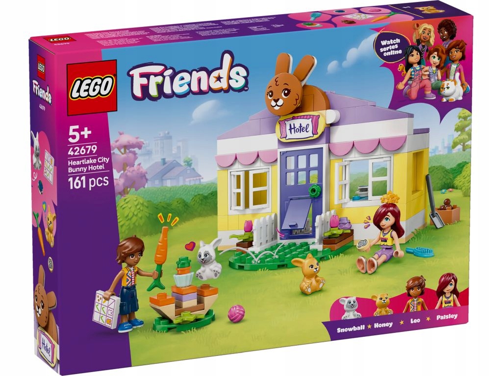 Lego 42679 Friends Hotel pro králíky ve městě