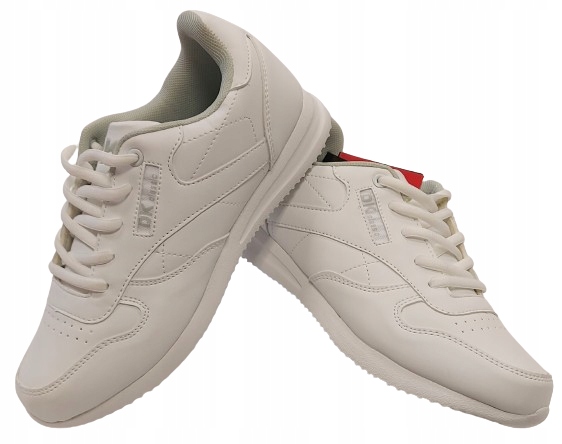 Adidasy Półbuty Buty Sportowe Dk Białe Lekkie R 37 W 23,50 CM