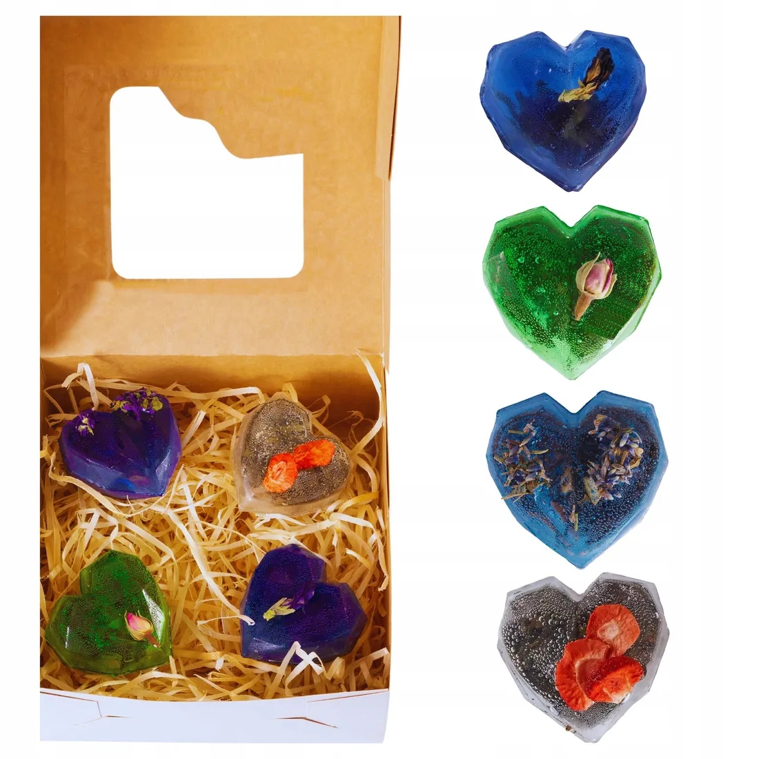 Levně Sada čajů jako Dárek Jack Čajové koule Srdíčka 4 kusy v krabičce