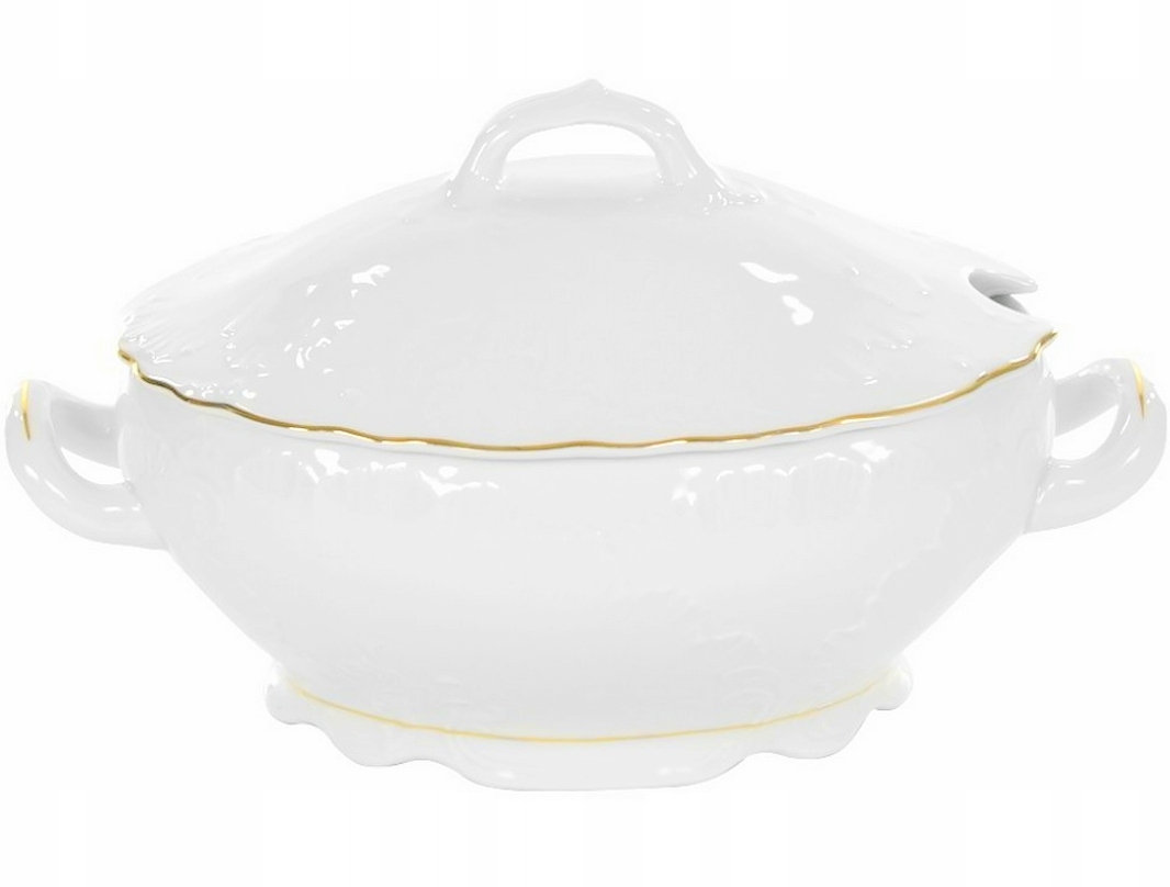 Váza 2,7 L Zlatá Linia Rococo 3604 Pfp Ćmielów i Chodzież