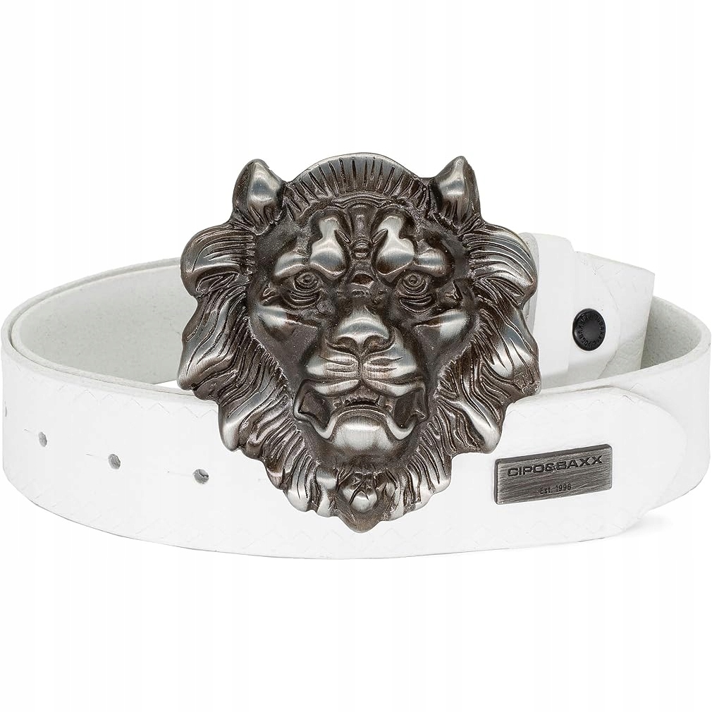 Pásek Pánský Cipo Baxx Vintage kůže Velká kovová spona