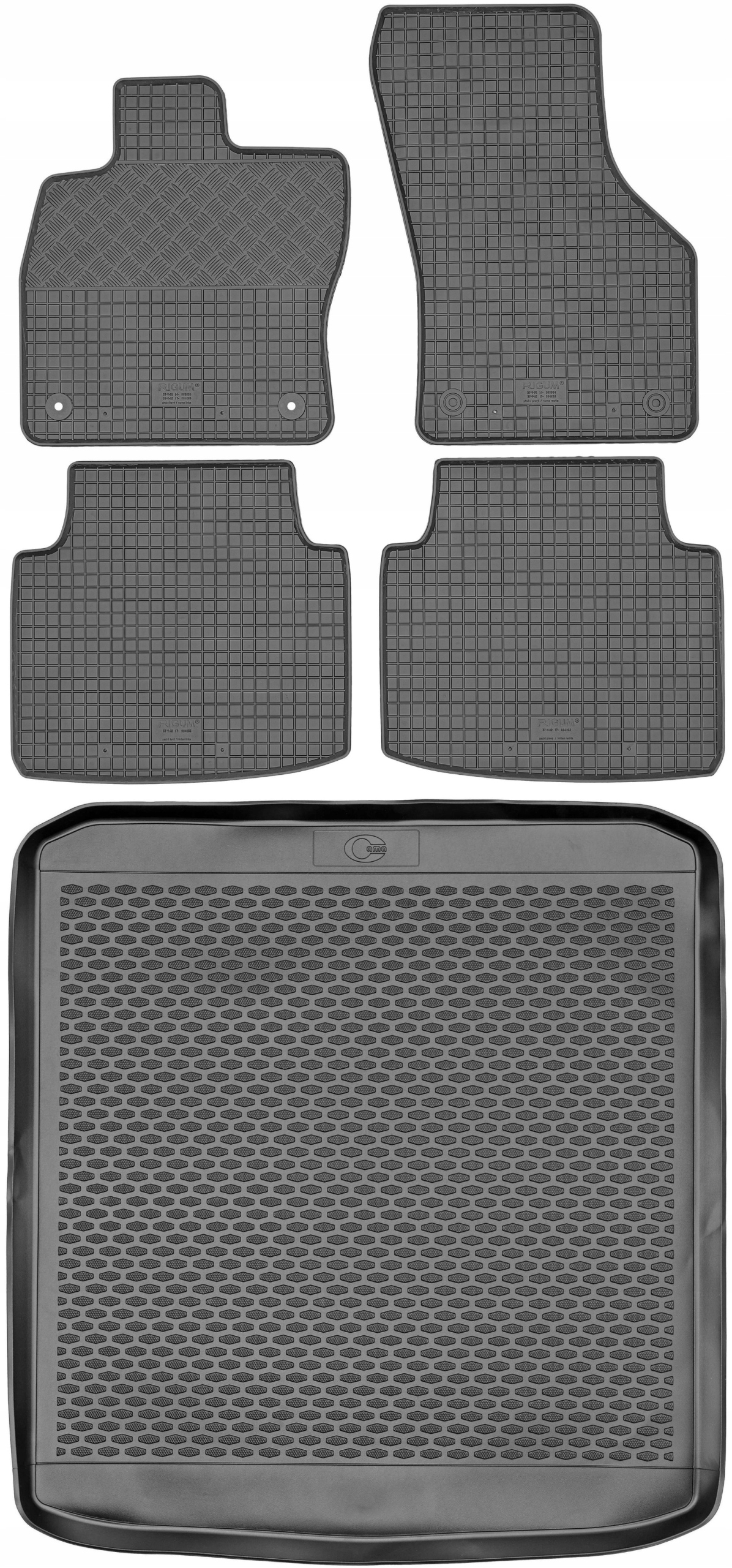 Vw Arteon Sedan 2017- Sada Gumové rohože rohož batožinového priestoru