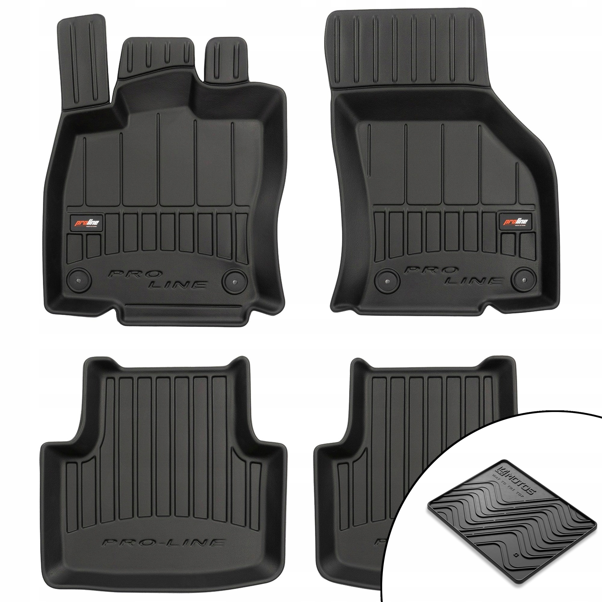 3D gumové rohože Volkswagen Passat B8 2014-2022 rohož zdarma