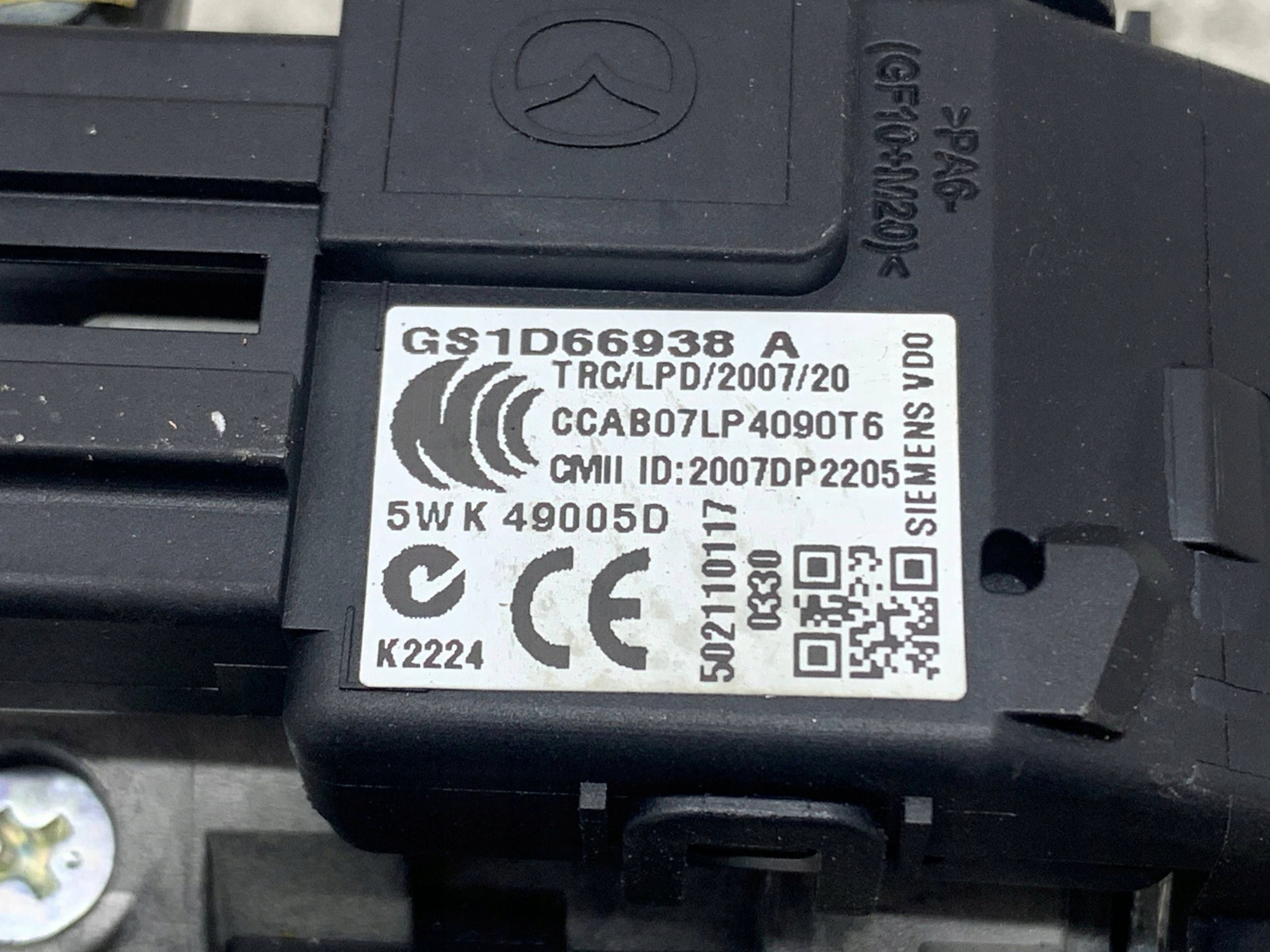 ignition key 5WK49005D MAZDA 6 GH (2007-2010) 2.2 D