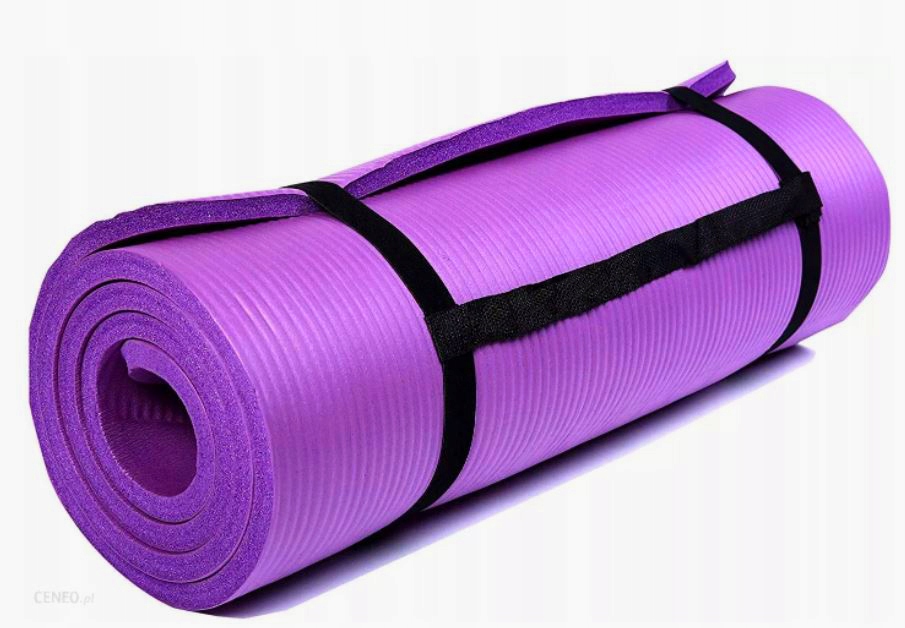 MATA DO ĆWICZEŃ JOGA FITNESS - STAR GRUBA FIOLETOWA GIMNASTYCZNA 183x61x0,8 Rodzaj do ćwiczeń