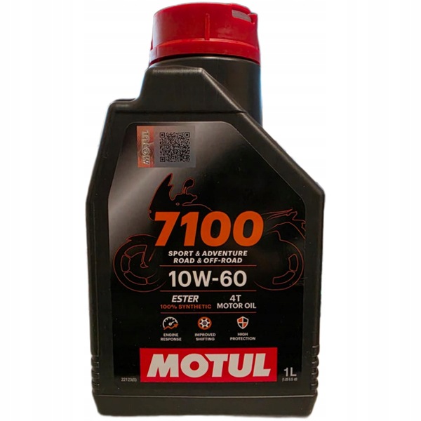 N1076 Motul 7100 4T MA2 Ester 10W-60 1L