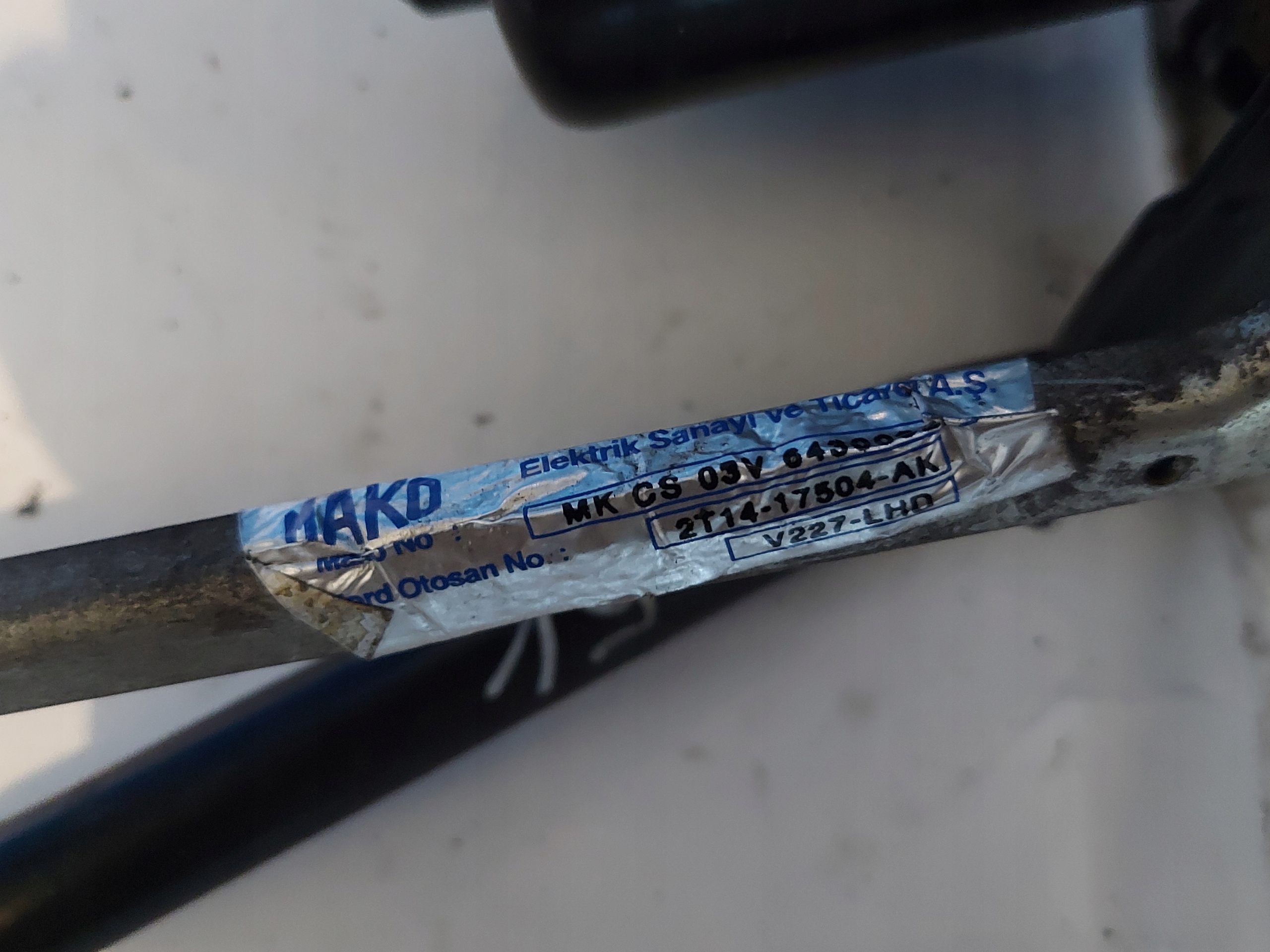 wiper mechanism FORD CONNECT 2T14-17504-AK front