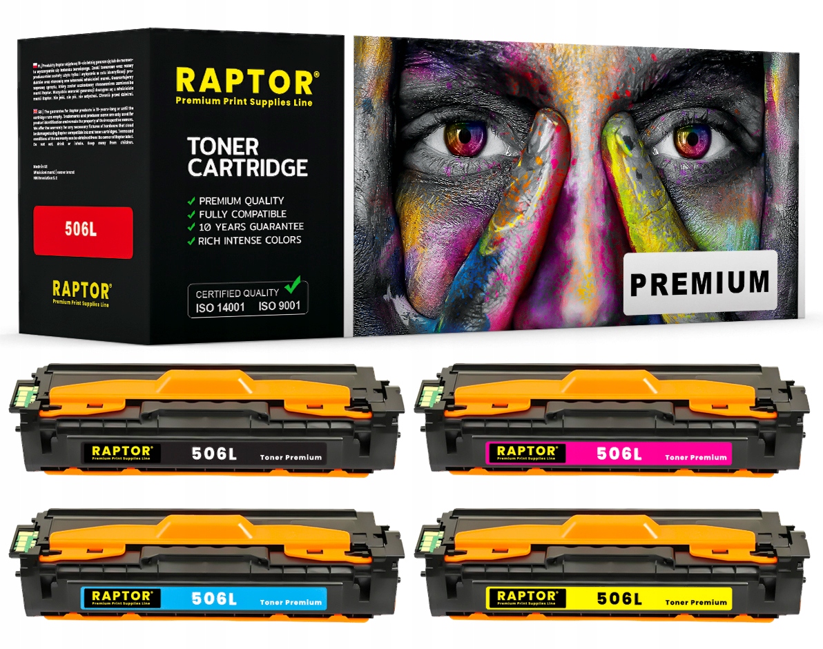 4x Toner Pro Samsung CLP-680 CLX-6260FD CLX-6260FR