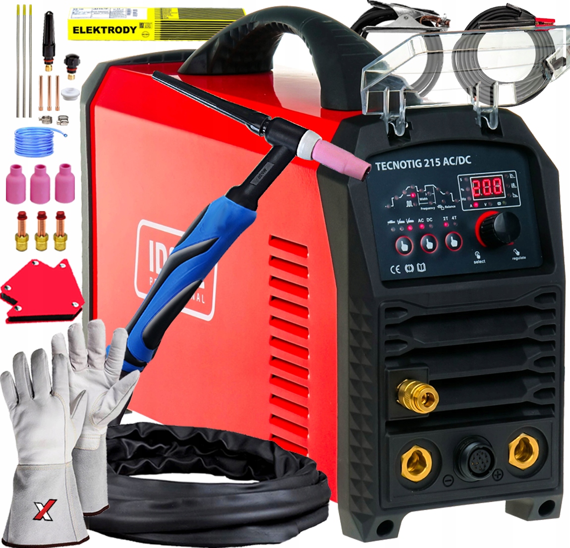 Svářečka Hliníku 200A Tig Hf Lift Ideal Mma