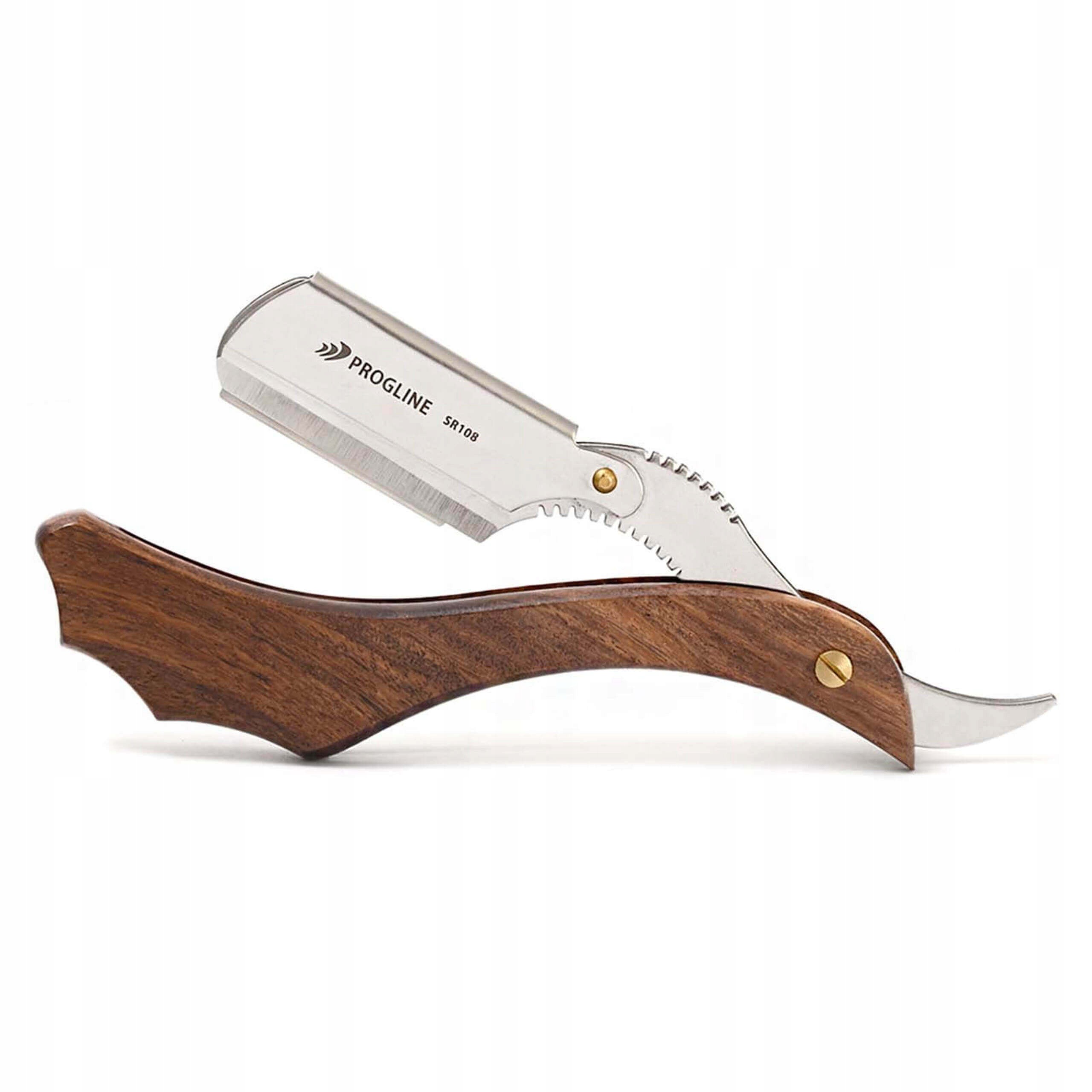 Progline Drewniana brzytwa barberska SR108