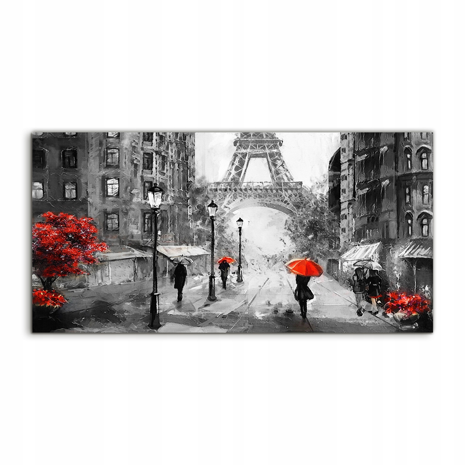 Fotoobraz akryl 120x60 závesný Mesto Paríž Ulica