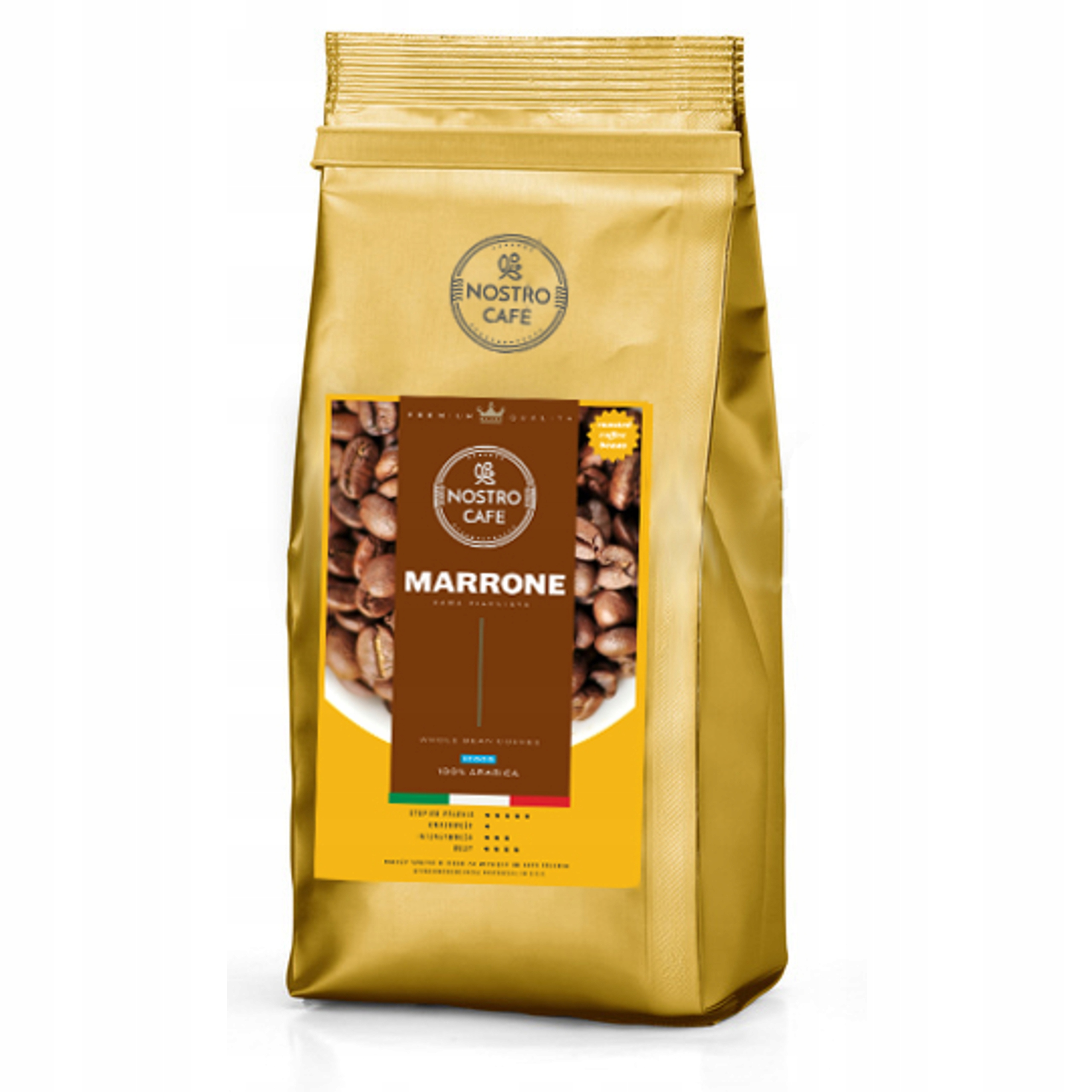 Levně Káva Zrnková Marrone 1KG Arabica 100%