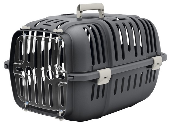 Přepravka Pro Kočky Psa Zvířat Jet 10 Přenosná Klec Šedá Do 5 Kg
