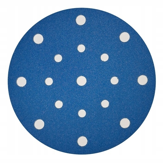 Papier ścierny w krążku cyrkonowy 150 mm P100 17 otworów na rzep Klingspor