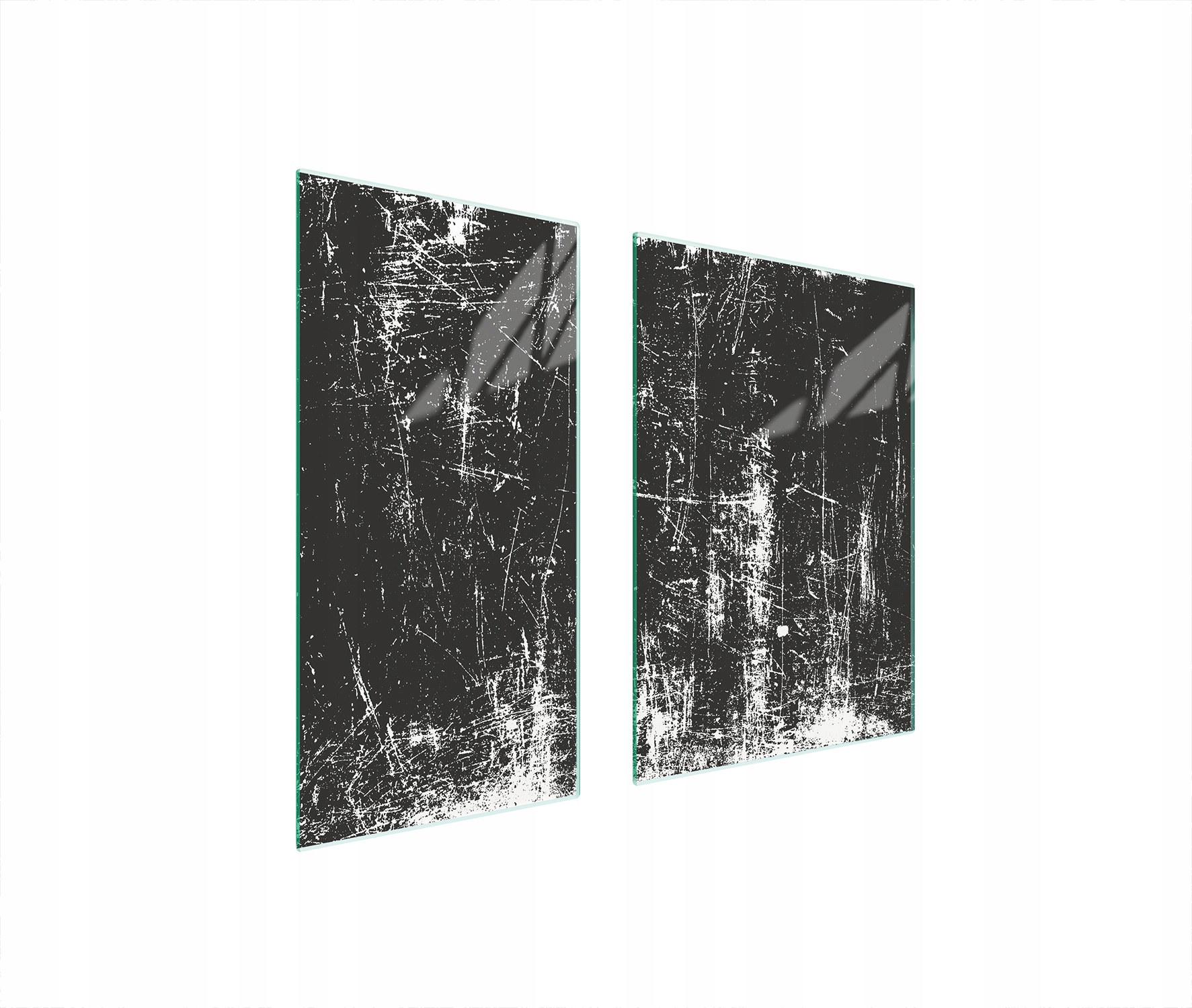 Skleněná Ochranná Deska 75x52 Šedá Tvrzené Sklo