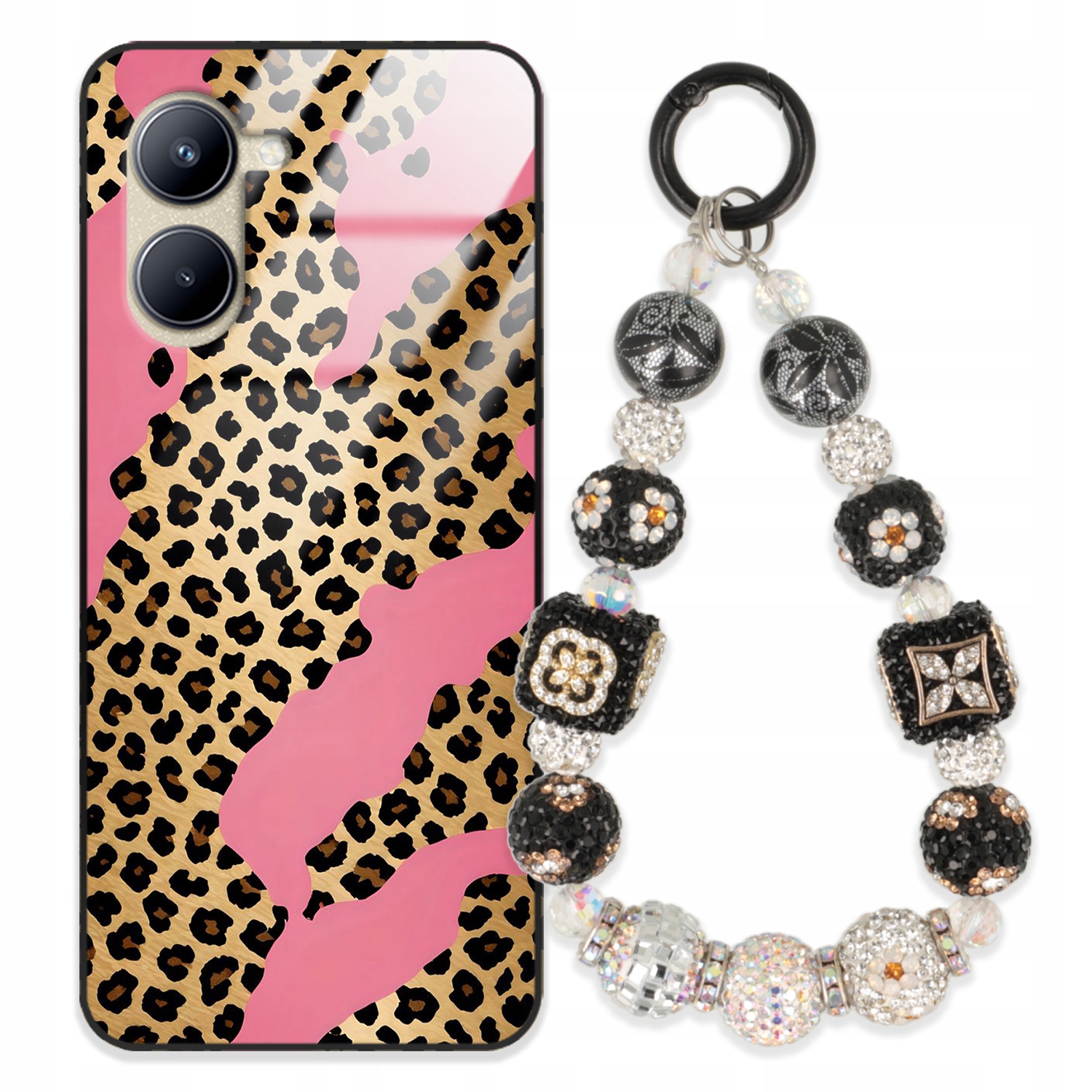 Puzdro Na Realme C33 Case Glass| Kľúčenka Elegantné Prémiový Dizajn Puzdra