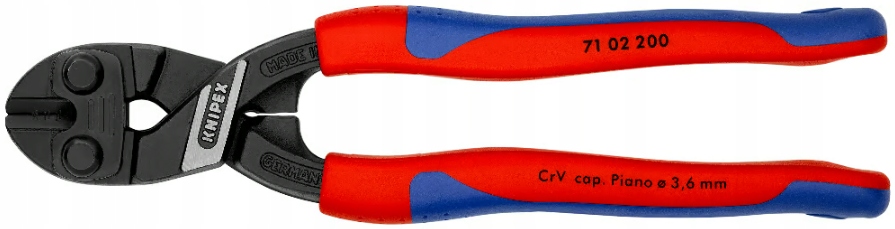 Kompaktowe szczypce tnące przegubowe Knipex 71 02 200 CoBolt