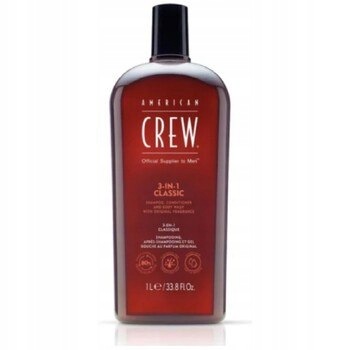 American Crew 3-in-1 Shampoo, kondicionér a tělový šampon 450 ml