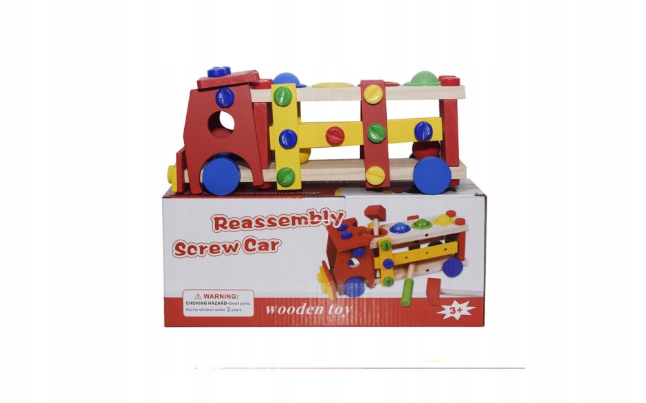 

Drewniane Auto Do Skręcania Rozkręcania Przebijak