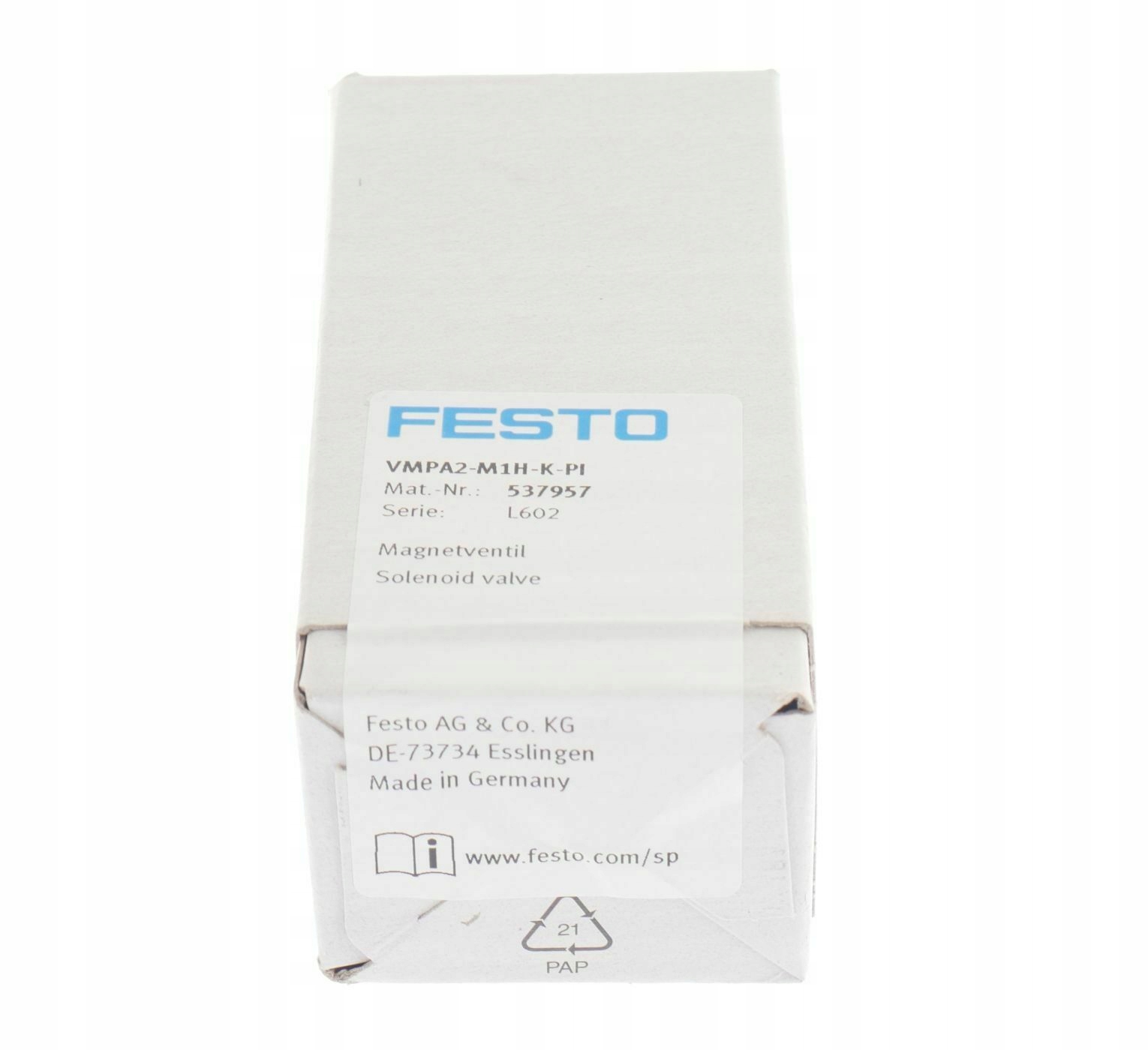 FESTO VMPA2-M1H-K-PI 537957 VMPA2M1HKPI ! NEW !
