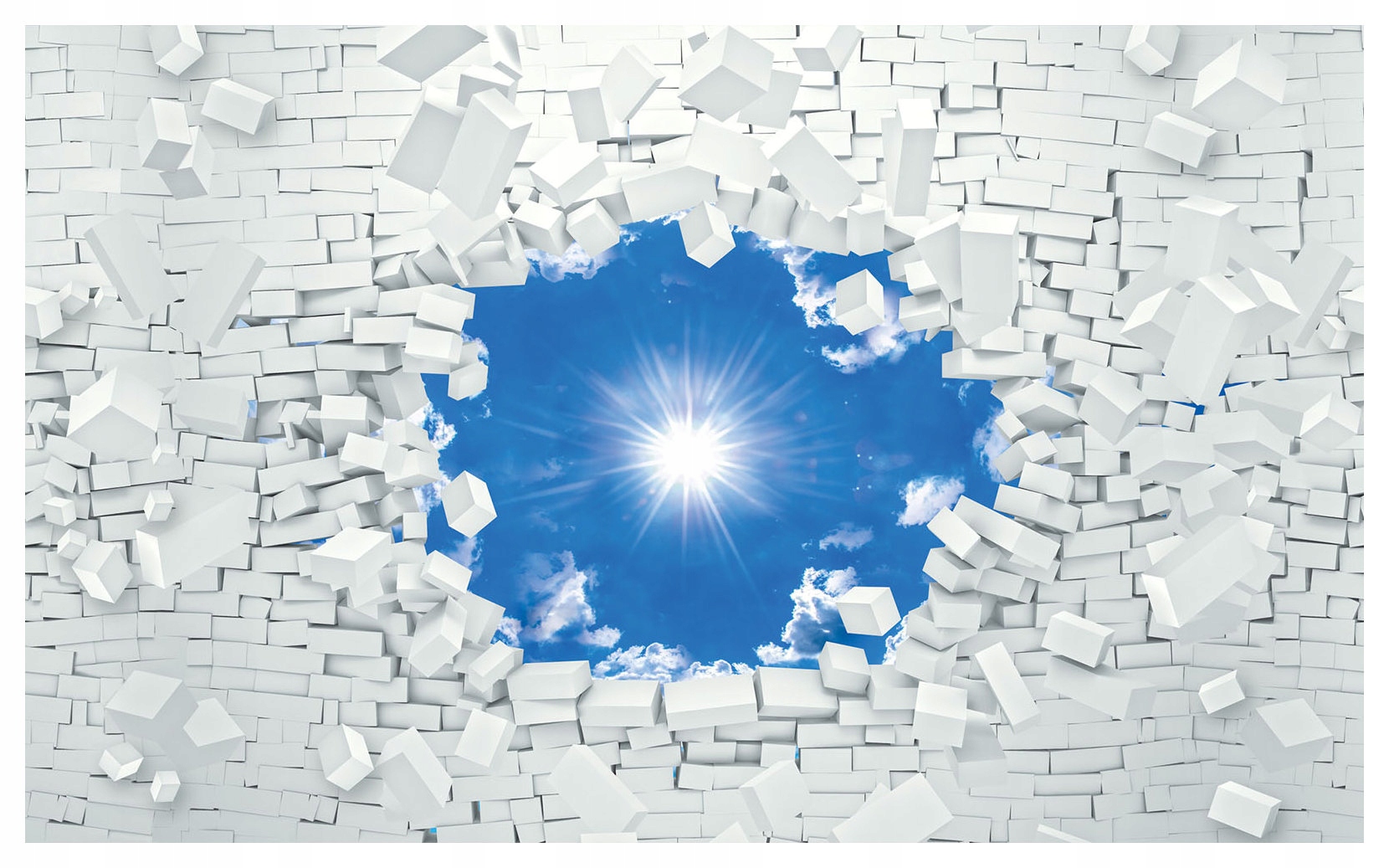 Fototapeta Proniknutí nebe slunce naděje svoboda vinylová 416x254 lepidlo