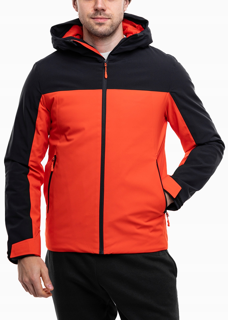 4F Pánská s kapucí zimní teplá lyžařská bunda s kapucí, velikost S