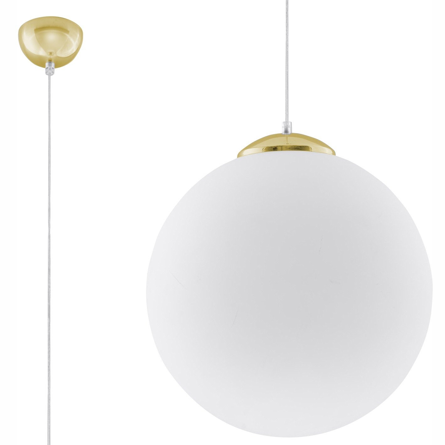 Závesná lampa Ugo 40 zlatá Sollux