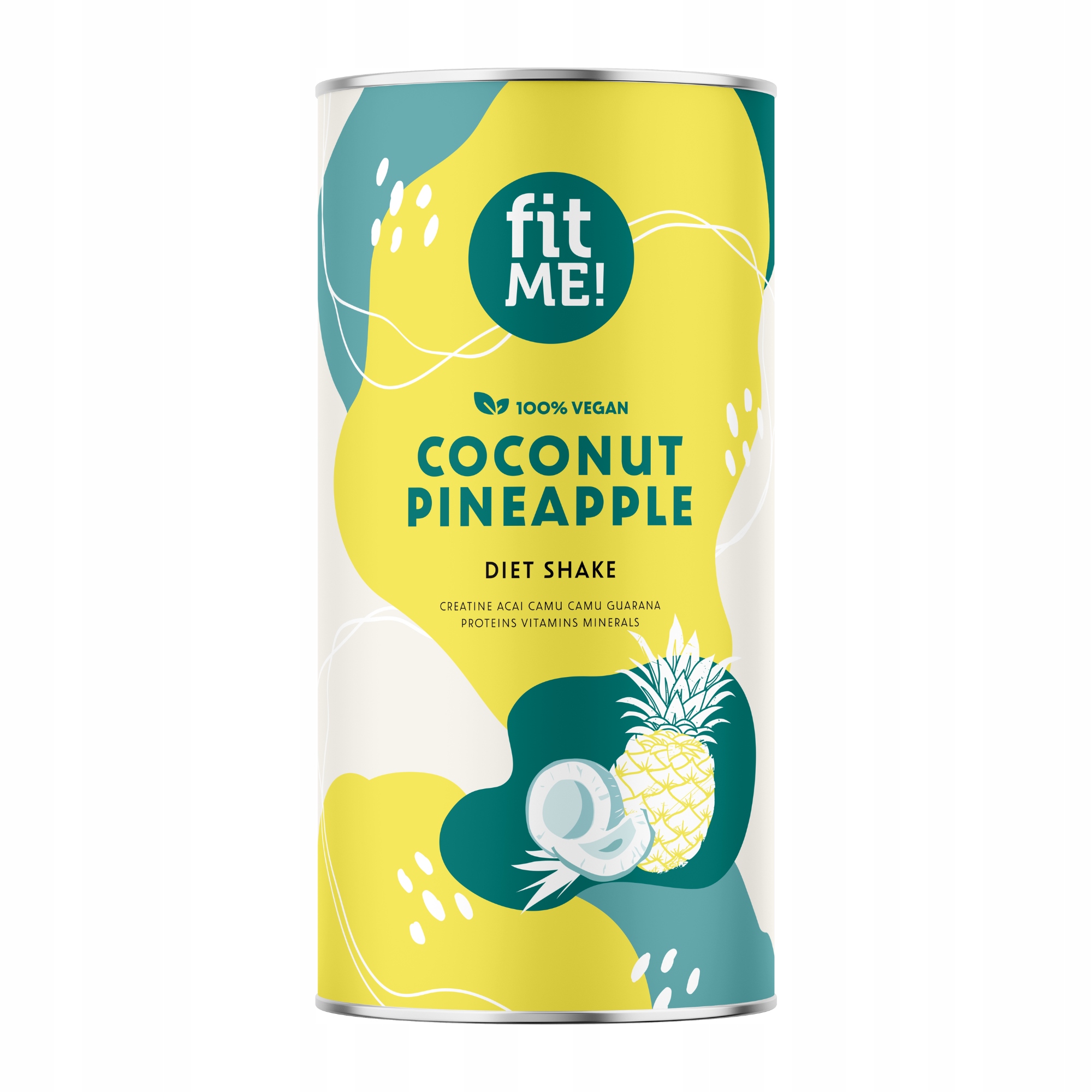 Zeštíhlující proteinový koktejl fitME kokos-ananas 500 g protein whey