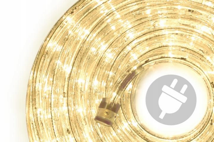 Led světelný kabel, 480 diod, 20 m, teple bílý