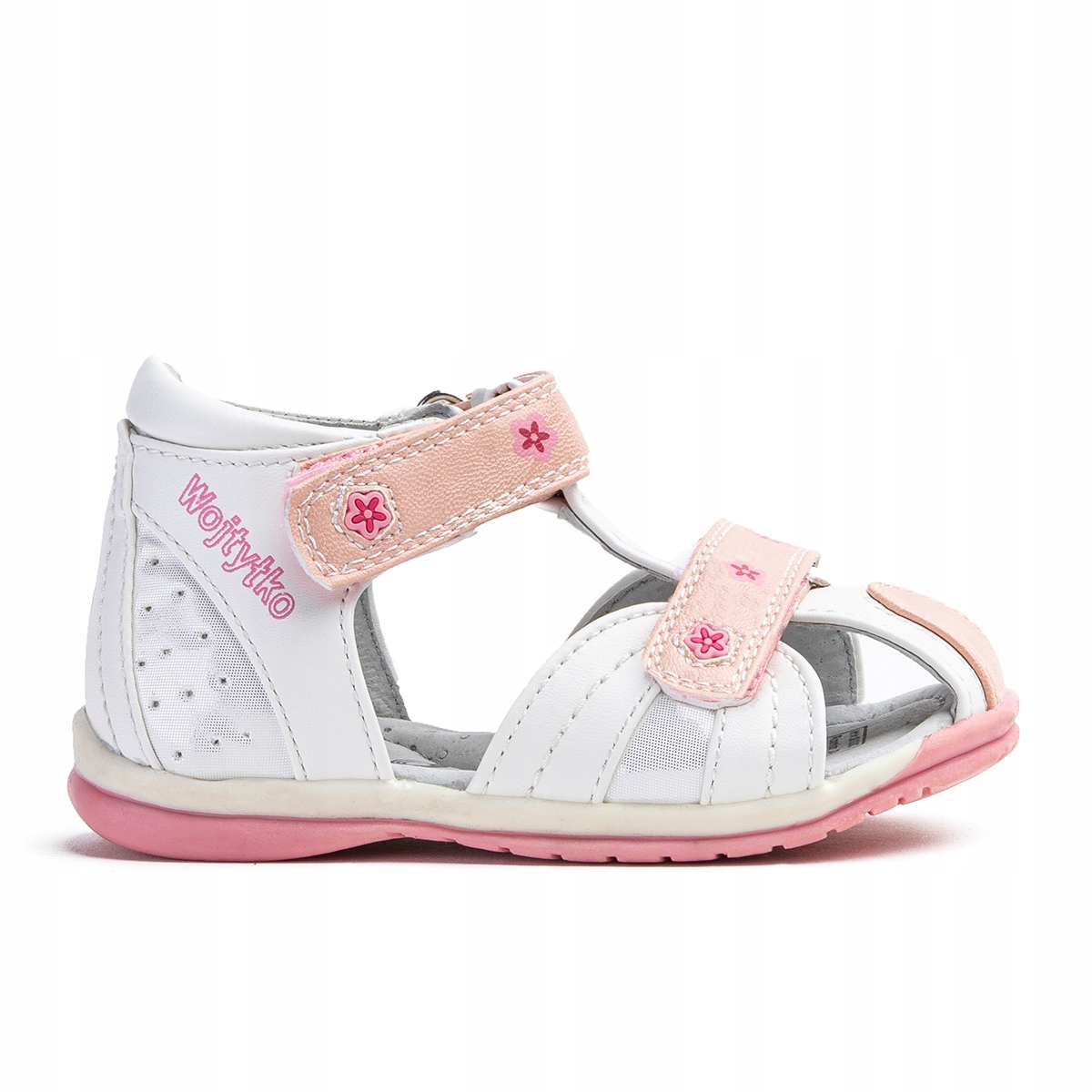 

Sandały wkł. skóra zakryte palce miękkie Wojtyłko