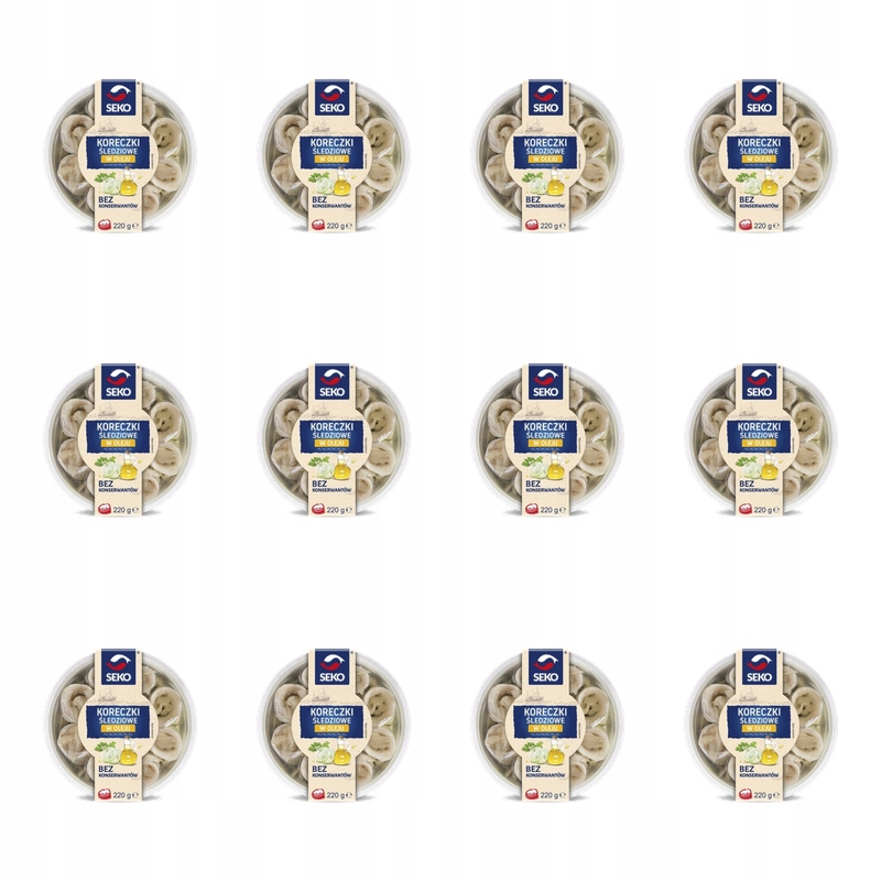 Jednohubky sleďové v oleji 220 g Seko X12