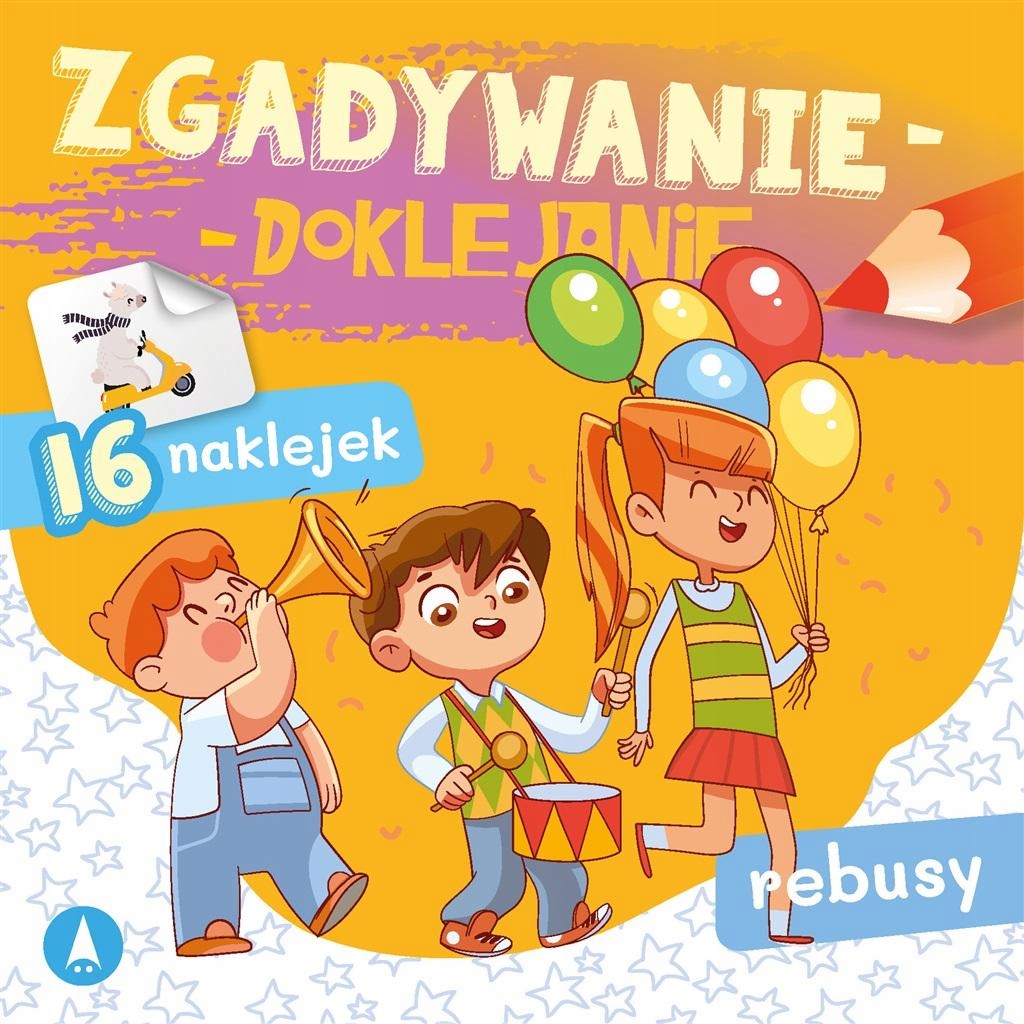 

Zgadywanie doklejanie Rebusy Naklejki Zagadki
