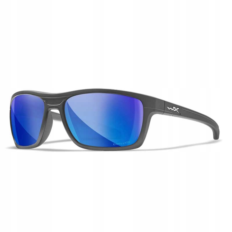 Wiley X Okulary Wx Kingpin Captivate Polarized Blue Mirror Matte Graphite