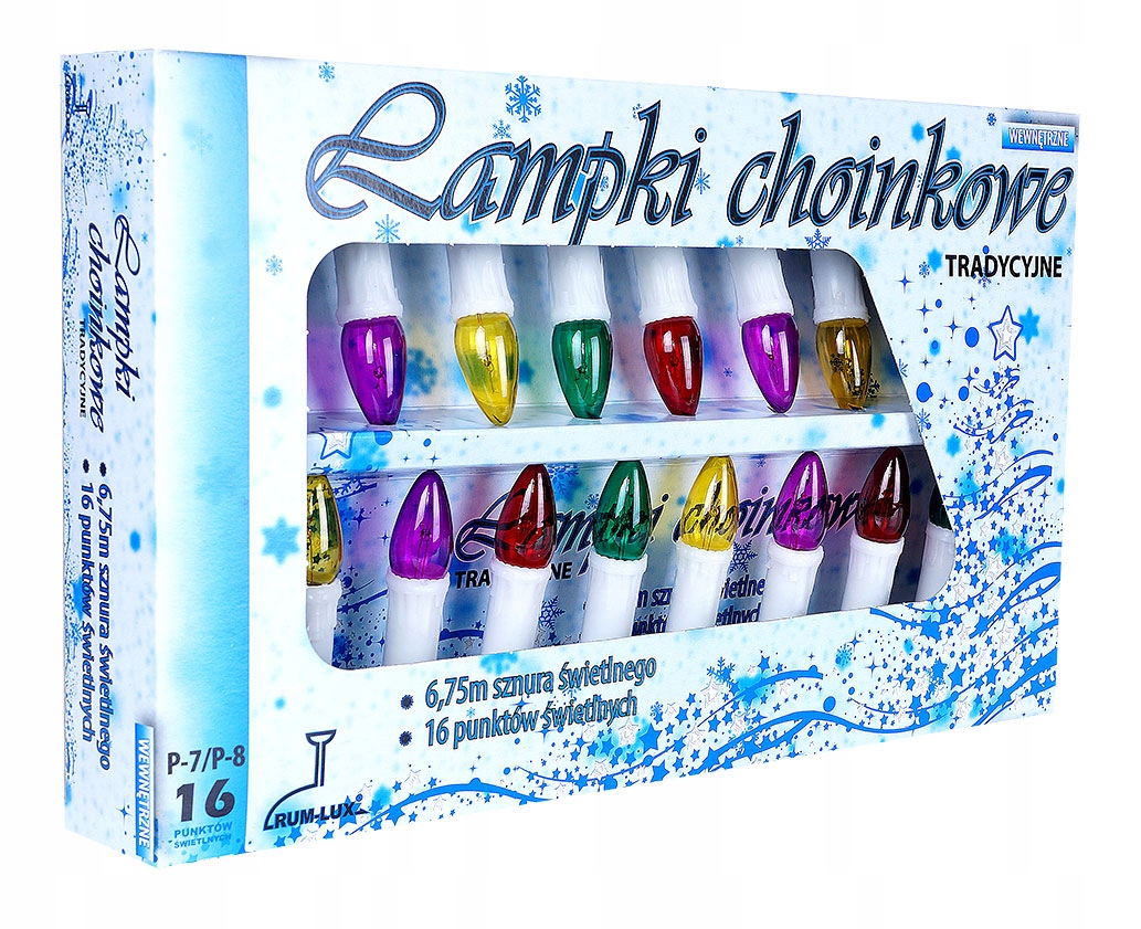 

Lampki choinkowe tradycyjne P-8 3W Prl
