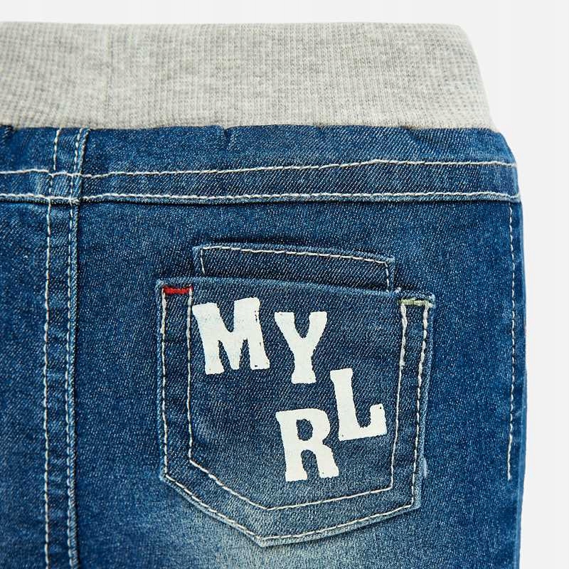 Spodenki bermudy Mayoral 1265 jeansowe 60/62 cm Zapięcie brak