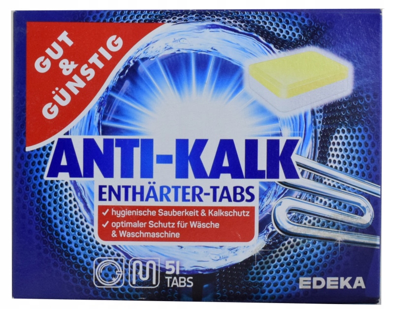 

G&g odkamieniacz w tabletkach anti kalk 51