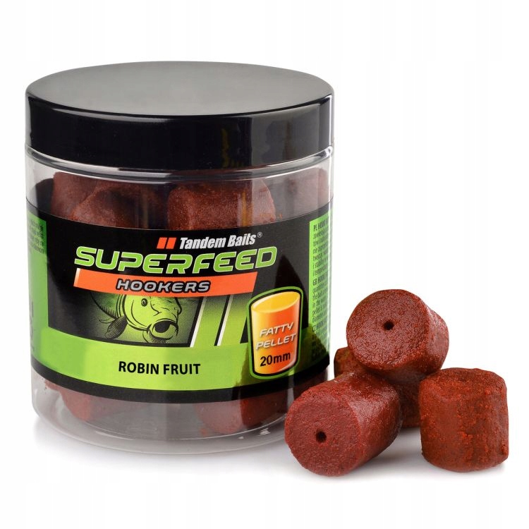 SuperFeed Haczykowy Fatty Pellet 20mm Robin Fruit Prowokuje Ryby