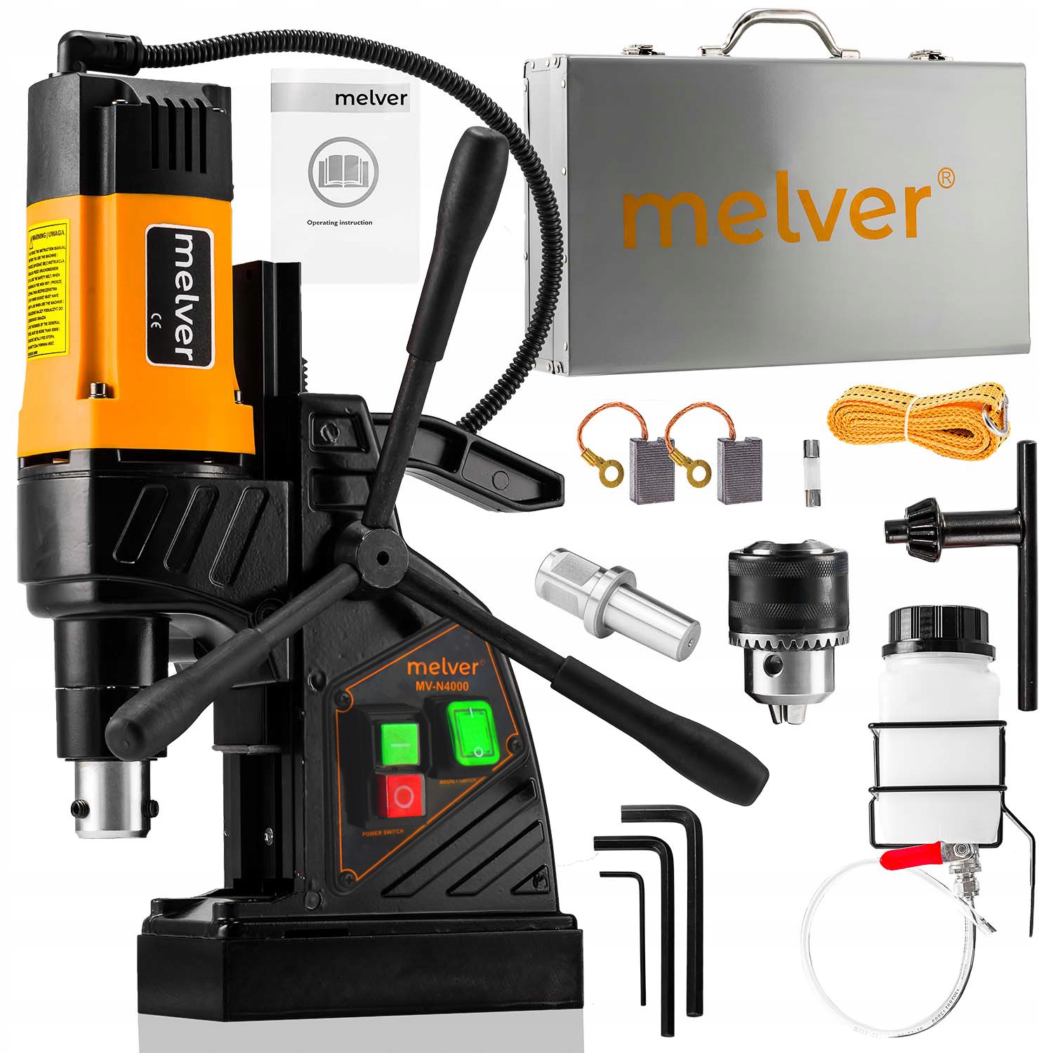 Magnetická magnetická vrtačka 1480 Watt Melver