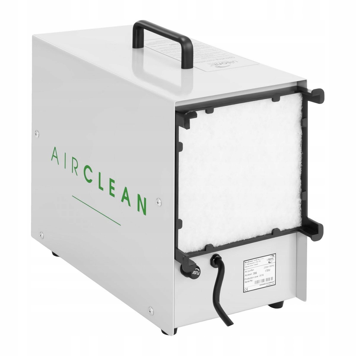 Generator ozonu 205W 20000 mg h ULSONIX 10050053 Producent code 10050053