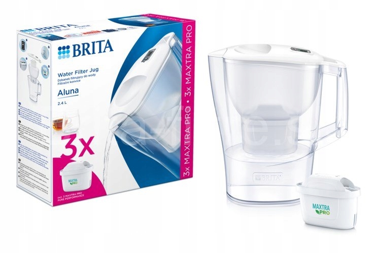 Dzbanek filtrujący Brita Aluna+1 Maxtra Pro Pp (biały ; 2,4l)