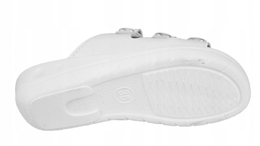 KLAPKI DAMSKIE MEDYCZNE ZDROWOTNE SKÓRA Wysokość obcasa/platformy 4.5 cm