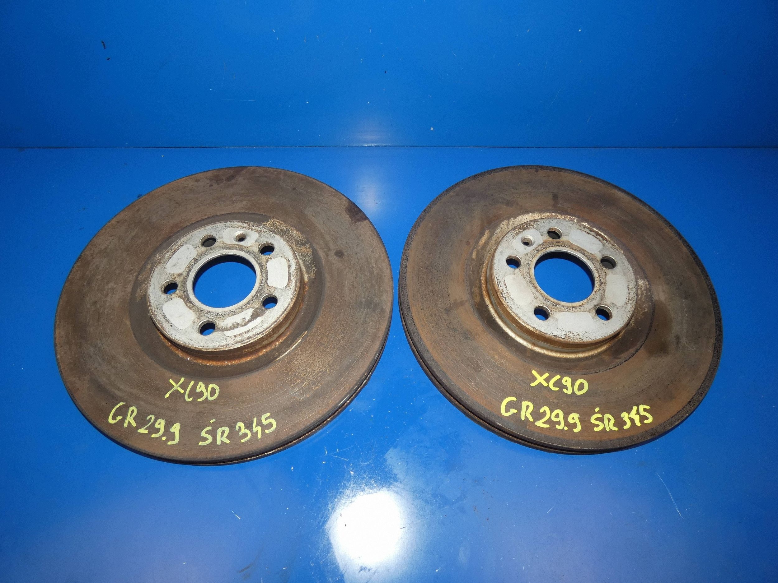 VOLVO XC90 II disc brake discs KOMPLET front 345 MM
