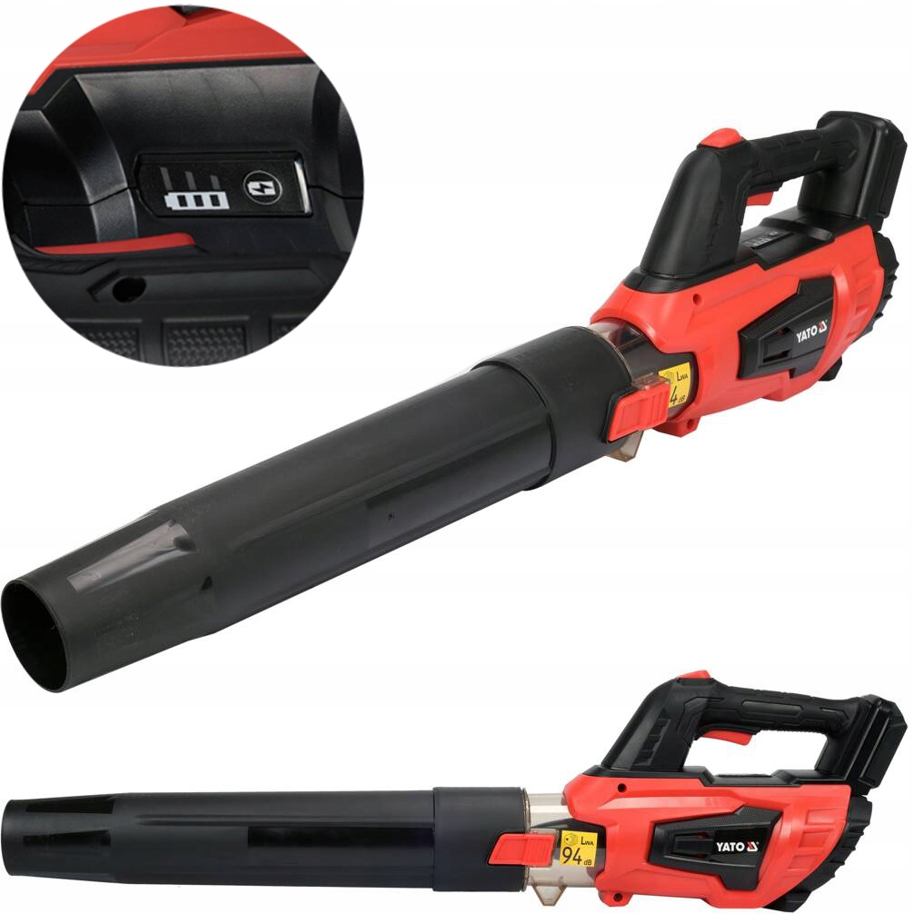 Yato Dmuchawa Akumulatorowa Do Liści Turbo 126 km/h 18V Korpus