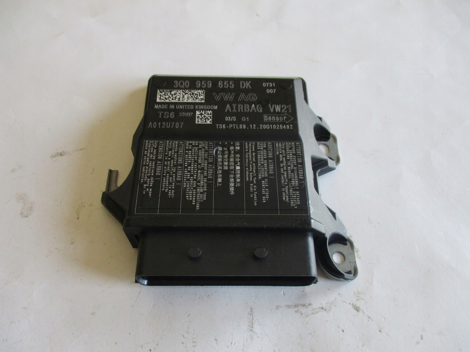 Moduł sensor airbag Vw Seat Skoda 3Q0959655DK