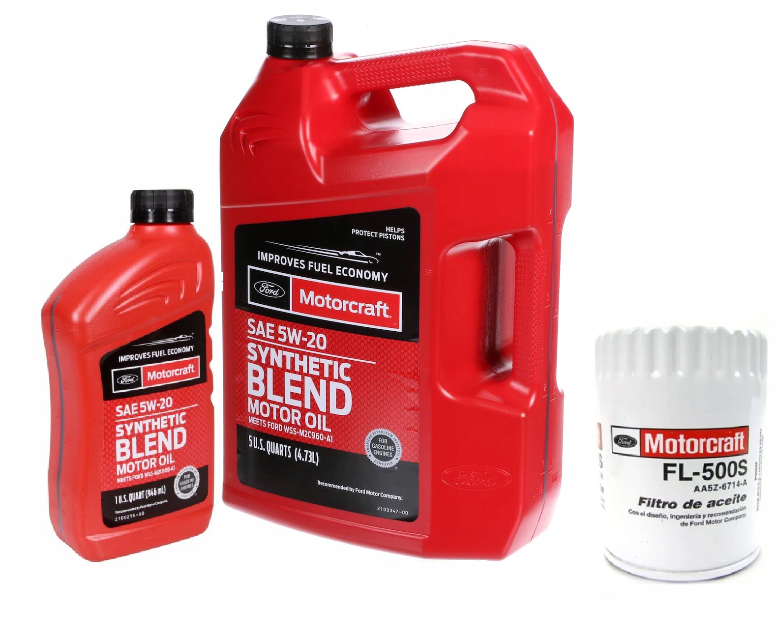 MOTORCRAFT BLEND 5W20 FILTR OLEJU FORD FL500S