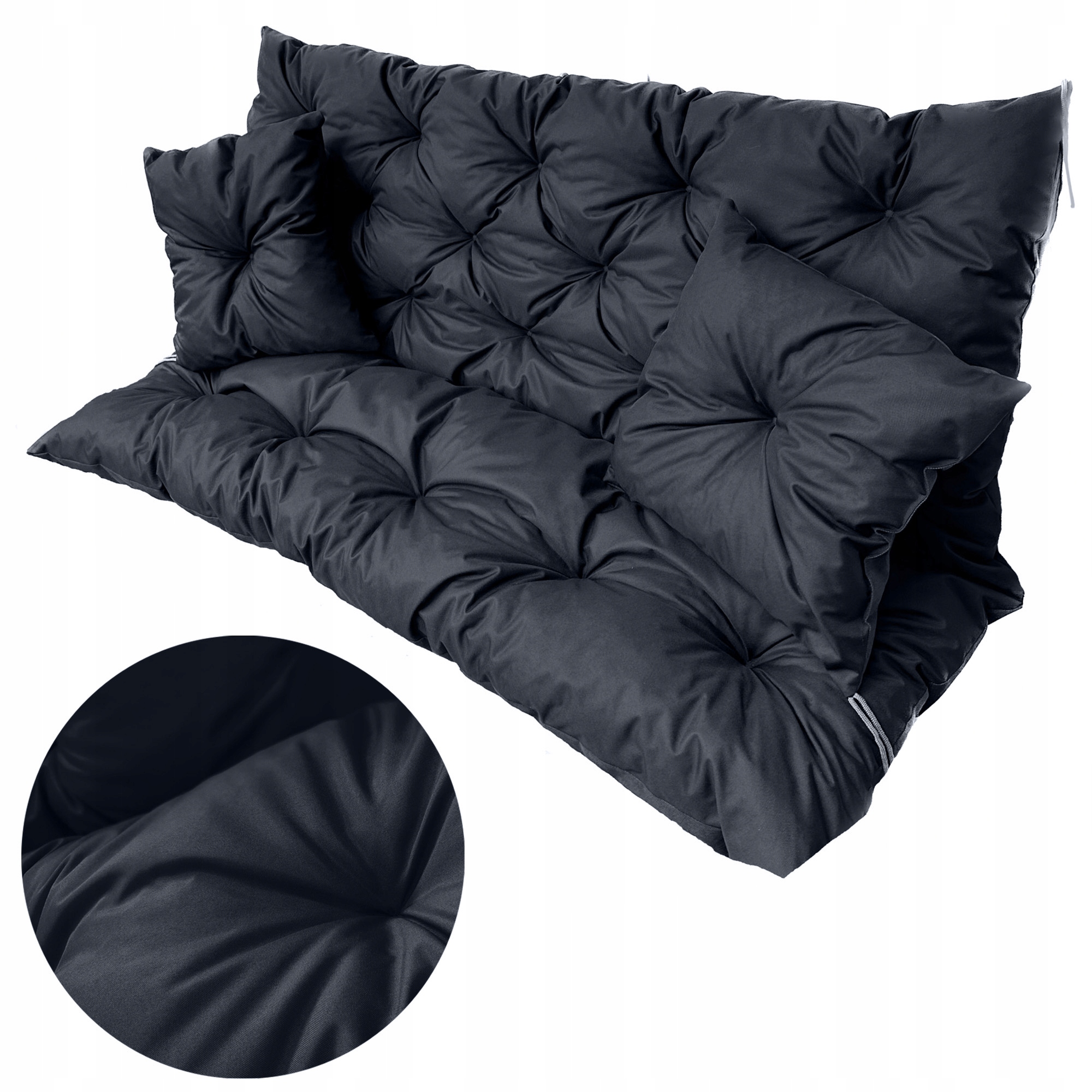 Záhradný Vankúš Set 150X60X50 CM Na Lavičku, Hojdačku, Vodotesnú Terasu