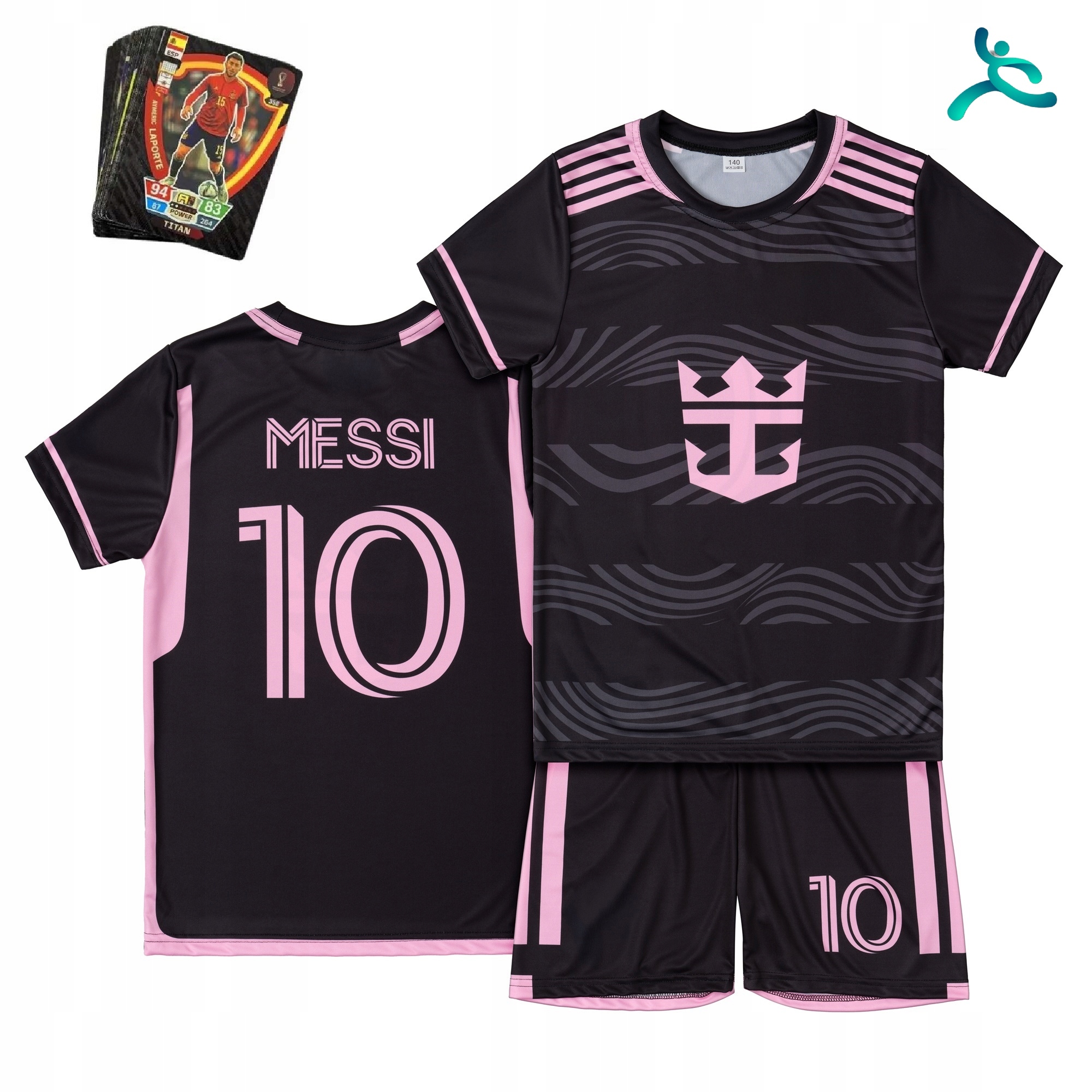 Fotbalové oblečení komplet dárek Messi vel 134