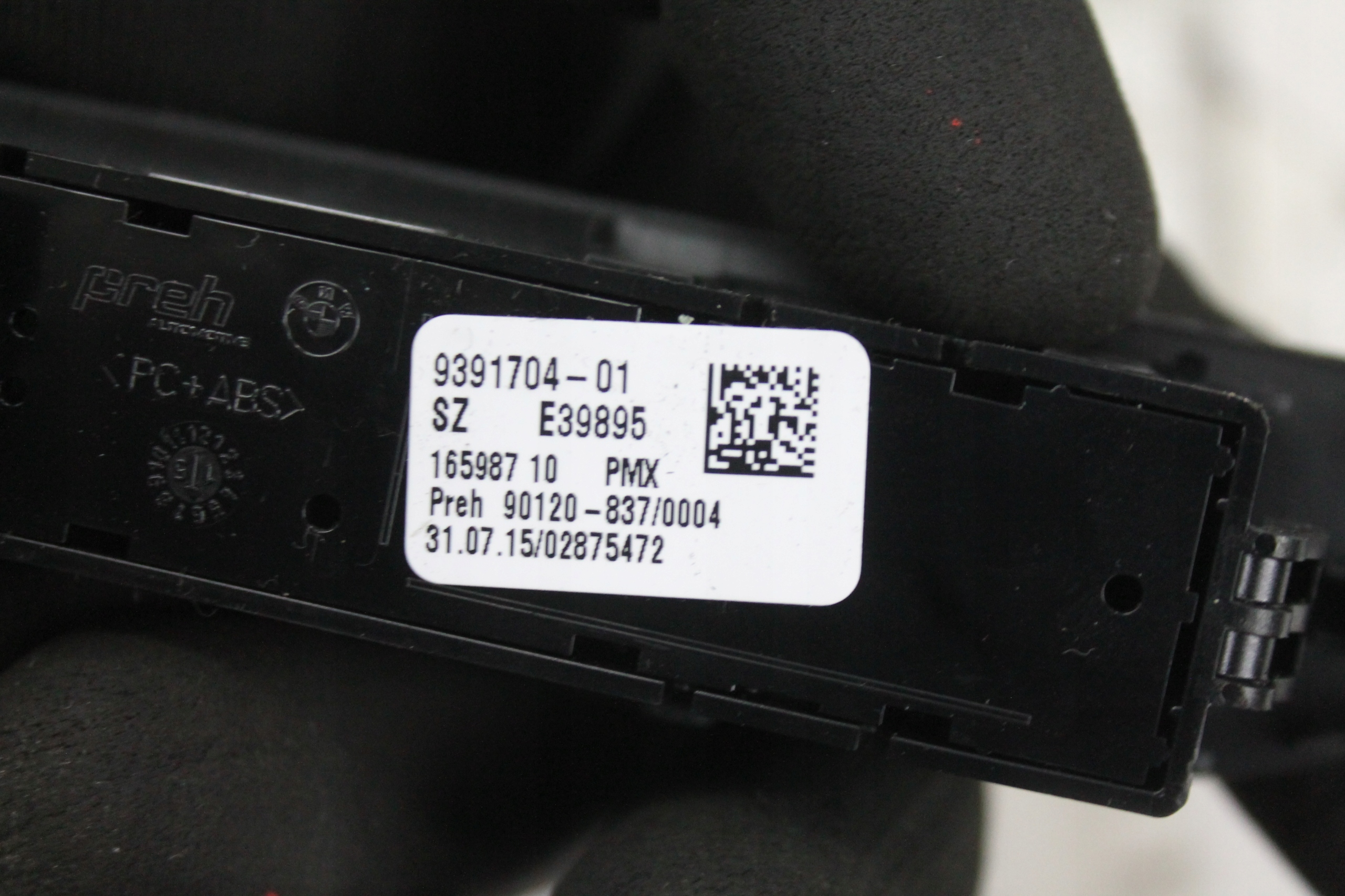 PANEL button ECO SPORT 9391704 BMW F20 15-19