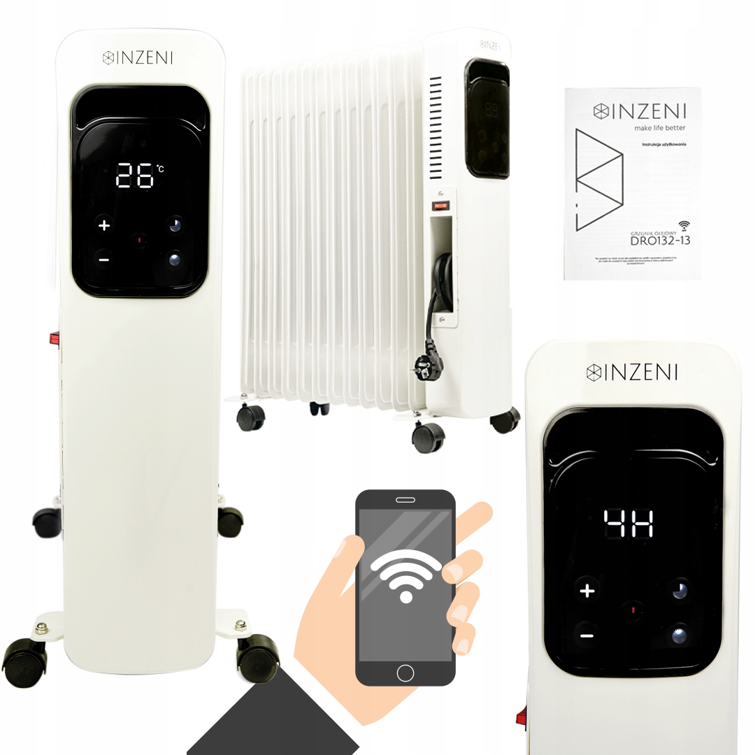 

Grzejnik elektryczny olejowy kaloryfer Inzeni Wifi
